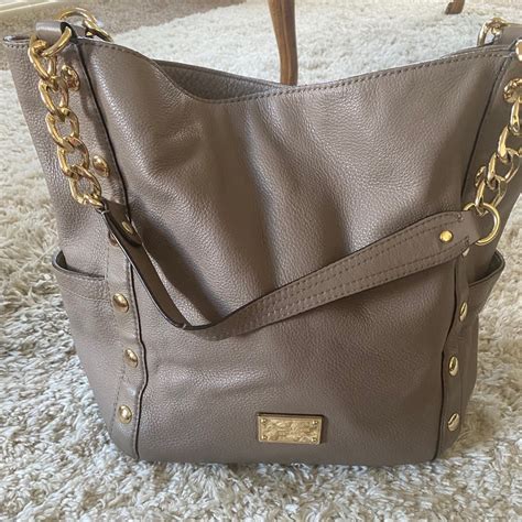 michael kors taupe handbag|michael kors leather handbags.